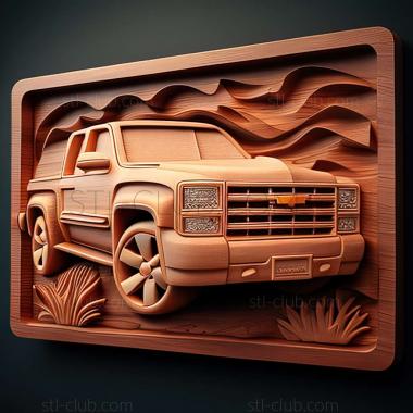 3D модель Chevrolet Avalanche (STL)